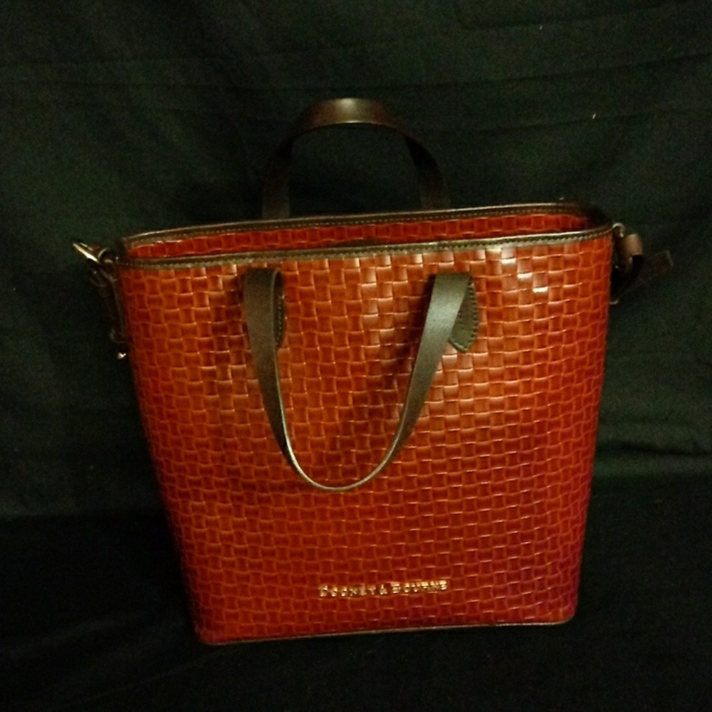 Dooney & Bourke Basket Weave Leather Tote